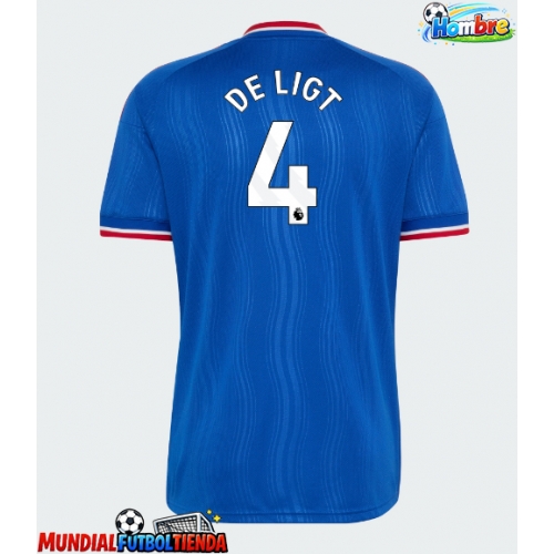 Camiseta Manchester United Matthijs de Ligt #4 Segunda Equipación Replica 2026-27 mangas cortas